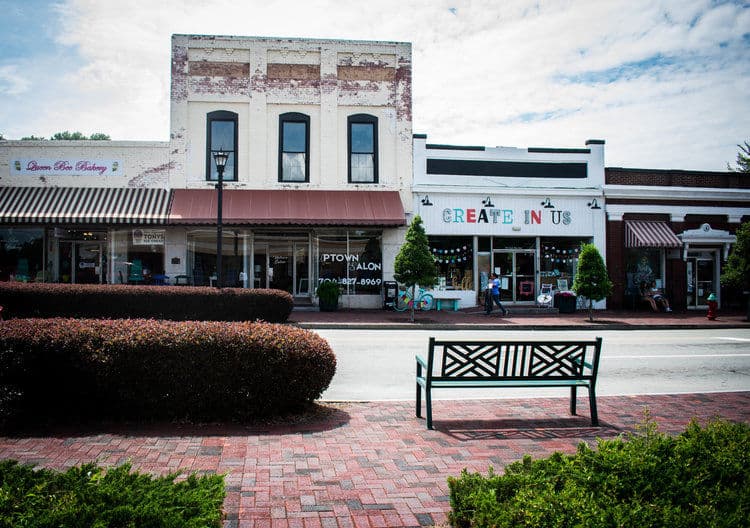 Downtown Mt Holly, NC — Goodfellas Towing's home base